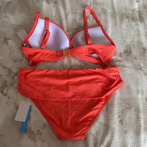 Bleu Rod Beattie Living Coral Two Piece Swimsuit - Picture 9 of 13